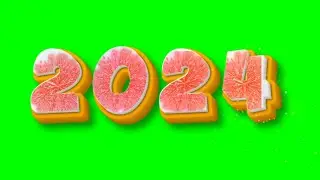 2024 Green screen Celebration fireworks video