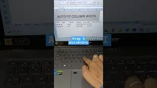 Computer Shortcut Excel trick for Autofit column size #computer #trending #viralvideo