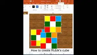 How to create Rubik's cube in PowerPoint #shorts #powerpoint #powerpoint animation