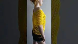 Cute crochet Blouse tunic 🥰/Full video in the comment below 