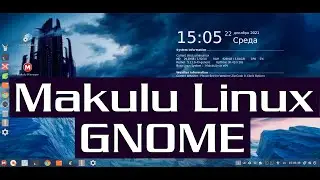 Makulu Linux Shift 2021 на движке Ubuntu 20.04 Lts Gnome desktop, kernel 5.11.0-43