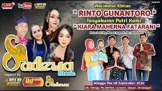 Live SADEWA MUSIC//RD AUDIO/DUTA HD MONDOKAN Dlingu, Juworo, Geyer, 08 September 2024