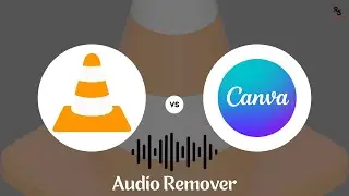 How to remove audio from video using Canva & VLC #designwithcanva #canvatutorial
