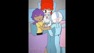 i want to sleep 😴/ft:red_chan,@Maychi2012and Henry/#animation#shorts