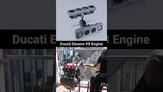 Ducati V8 Elenore Engine adventure bike rider work principle 