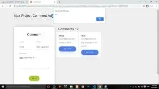comment add and show with ajax and php use and use bootstrap 🎉