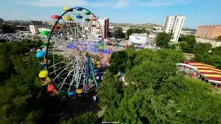 Ярмарка Кокшетау. Geprc Mark5 video by DJI O3 unit