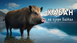 Кабан на озере Байкал (С чистого листа)