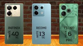 Infinix Note 40 5G vs Redmi Note 13 5G vs Tecno Pova 6 Pro