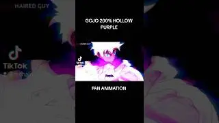 Gojo 200% Hollow Purple Fan Animation JJK #flipaclip #anime #jujutsukaisen