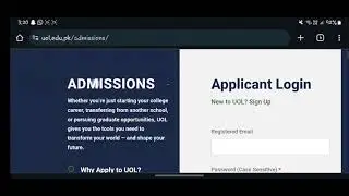 UOL | University of Lahore | Lahore University Admissions 2024