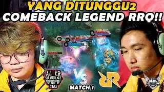 KEMBALINYA SANG LEGENDA RRQ, VYN DAN LEMON!! MATCH SUPER PANAS!! - RRQ VS AE MATCH 1