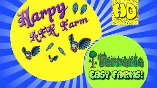Terraria Easy AFK Harpy Farm | Terraria 1.3 Tutorial