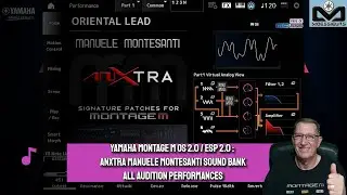 Yamaha Montage M Review | AnXtra sound bank Manuele Montesanti;demo sound only