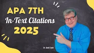 APA 7th In-Text Citations (2024) - Quick APA Formats