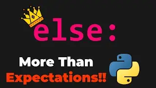 3 USES OF ELSE IN PYTHON
