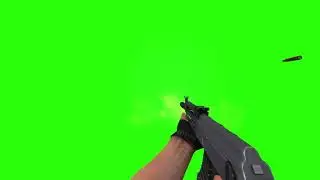 M9K - AMD 65 Assault Rifle in First Person [GREEN SCREEN]