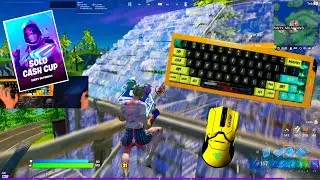 $700 Custom Keyboard ASMR Chill🤩Competitive Gameplay Keyboard Fortnite 240 FPS Smooth 4K