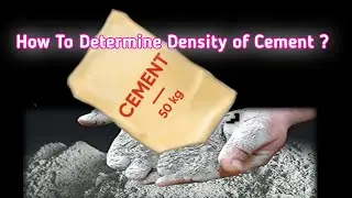Density and Specific Gravity of Cement | ASTM C188
