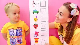 Ibu mengajari Chris untuk melakukan tugas daftar periksa - petualangan lucu untuk anak-anak!