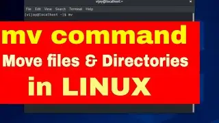 Move files and Directory using mv command in Linux