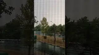 Симферополь долгожданный дождь ливень . 2 сентября 2024 .