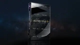 How to use | ASTRO TITLE PACK | After Effects tutorial