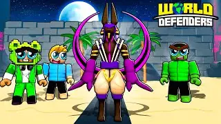 BEATING THE SHADOW REALM! - World Defenders Roblox