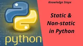 Python Static and Non Static