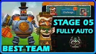 Limited Challenge Full Steam Ahead Stage 5 Fully Auto | Lords Mobile Steambot Stage 5 Best Team Auto