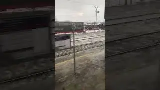 Вид из окна поезда 🚇 зима 2023