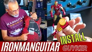UPGRADE Your Guitar with IRON MAN Locking Tuners - Guyker Review and Install