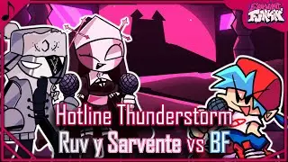 Hotline Thunderstorm pero es Ruv y Sarvente vs BF | Friday Night Funkin