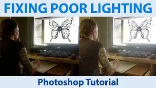 How to Fix BAD LIGHTING with Photoshop