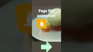 【HTML&CSS】Page flip animation #shorts #css #html