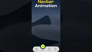Smart nav bar animation in figma 🔥 