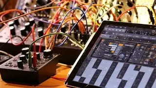 Bitwig Studio 2 quick modular modulation from Surface Pro 4