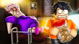 Escaping Evil  GRANNY In Roblox !!!!