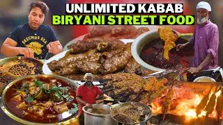 unlimited kabab biryani street food itala road five 5 best street food कलेजी कबाबअलाहाबाद पराठा कबाब