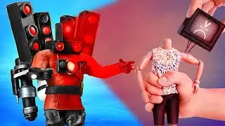 Crafting a Titan Speakerman from a Ken Doll 🚽 The Skibidi Toilet Adventure