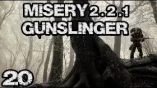 STALKER: Misery 2.2.1 #20.Тайники деревни Копачи. Охота: уничтожить стаю болотных кровососов.