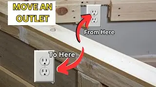 HOW TO MOVE AN ELECTRICAL OUTLET | Corner Bench
