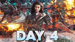 Defending my Ocean Cave VS the Alpha Tribe! - ARK PvP
