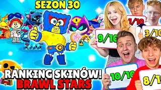 *WIELKI RANKING SKINÓW!*😲 NAJLEPSZY SKIN (TOP1) dla KAŻDEGO ZADYMIARZA z SEZONU 30 w Brawl Stars!