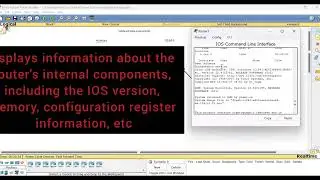 Lec30:IOS Show commands in cisco packet tracer | CN LAB