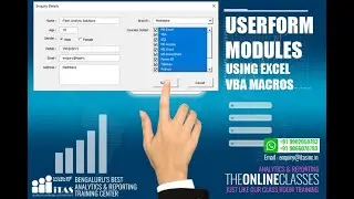 Excel VBA UserForm, Controls and UserForm Module