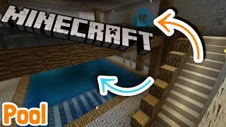 Minecraft PE - How To Make A Pool In Minecraft - Part 1