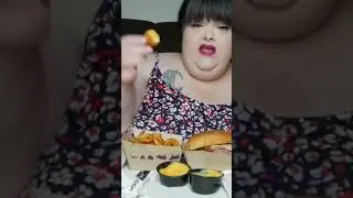 Big weight Eat Brown Sugar Bacon Roast Beef Sandwich part 1