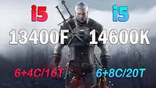 i5 14600K vs i5 13400F - Benchmark and test in 6 Games