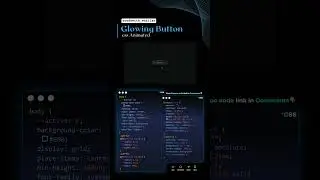 Animated Glowing Button #codewith_muhilan #css #coding #glowing #animation